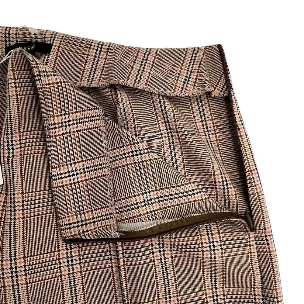 Drew Isabelle Pant Check pattern Camel Brown Prep… - image 6